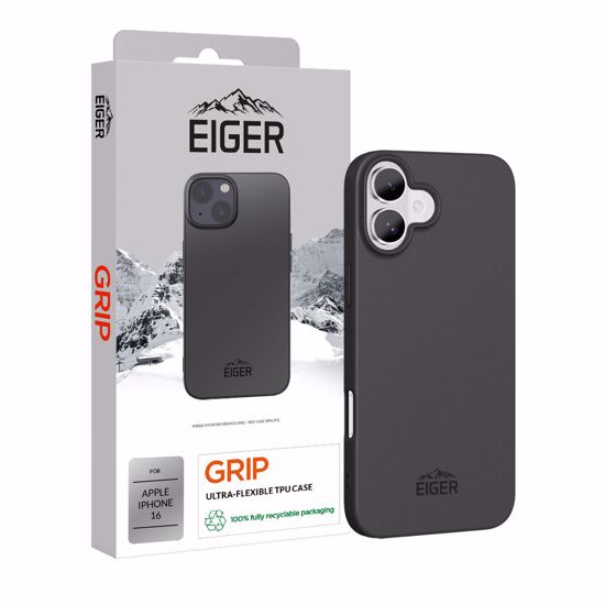 Picture of Eiger Eiger Grip Case for Apple iPhone 16 in Black
